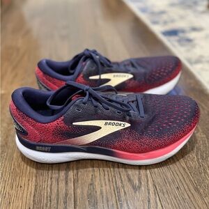 Brooks Pink and Midnight Ghost Running Shoes